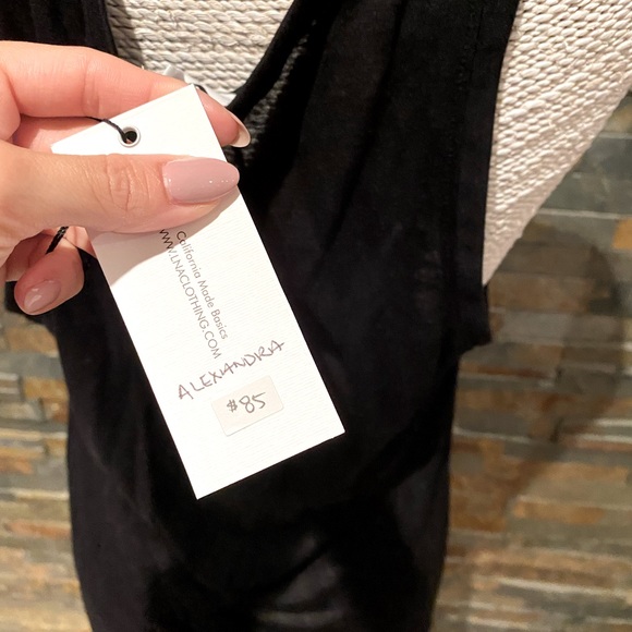 LNA Alexandra Tank Top Black. (Multiple sizes) - Picture 4 of 5